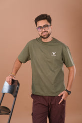 Forest Green Men’s Oversized Premium 240 GSM T-Shirt – Dare & Rise