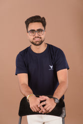 Deep Navy blue Men’s Premium 240 GSM T-Shirt – Dare & Rise