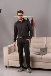 Midnight Black Men’s Stitch-less Seamless Smart Tech Shirt – Dare & Rise