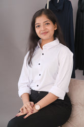 Arctic White Women’s Seamless Ultra-Soft Tech Shirt – Dare & Rise