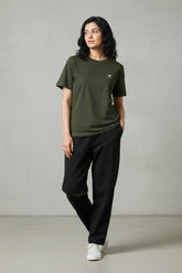Forest Green Women’s Premium 240 GSM Oversized T-Shirt – Dare & Rise