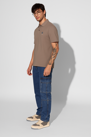 Coffee Brown Stitchless Polo - For Men - Premium Ultra soft comfort