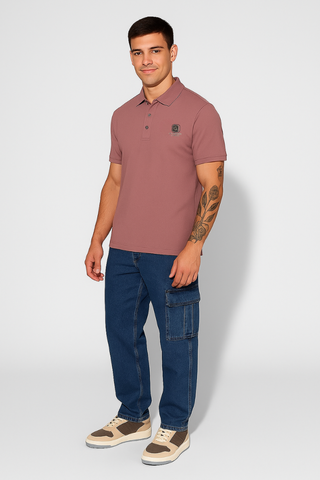 Mauve Pink Stitchless Polo - For Men - Premium Ultra soft comfort
