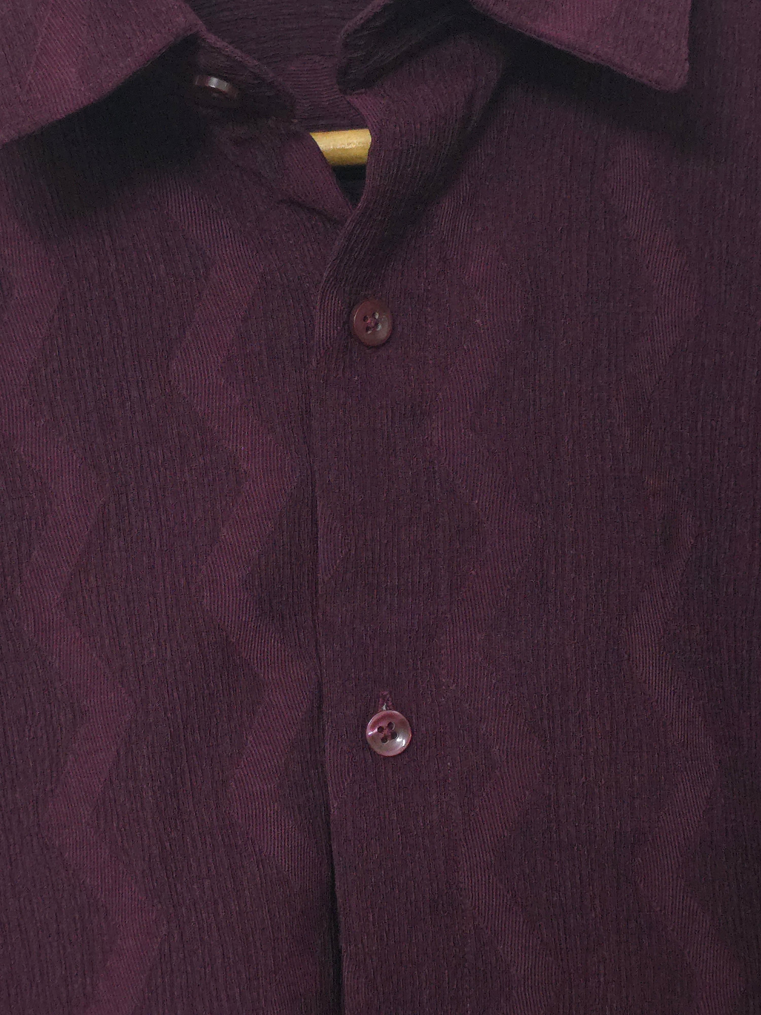 Wine Maroon Comfort Flex Wave Shirt - For Men