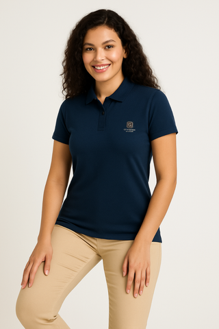 Black Stitchless Polo - For Women - Premium Ultra soft comfort