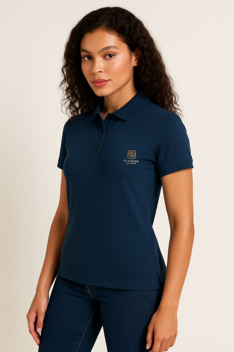 Midnight Blue Stitchless Polo - For Women - Premium Ultra soft comfort