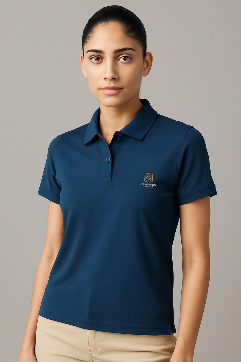 Midnight Blue Stitchless Polo - For Women - Premium Ultra soft comfort