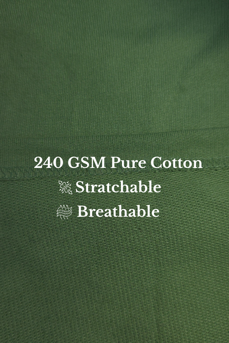 Soft Pistachio Round Neck T-shirt - For Men