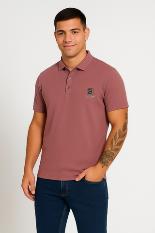 Mauve Pink Stitchless Polo - For Men - Premium Ultra soft comfort