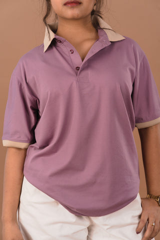 Muted Lavender Premium Rayon-Spandex Women's Polo – Dare & Rise