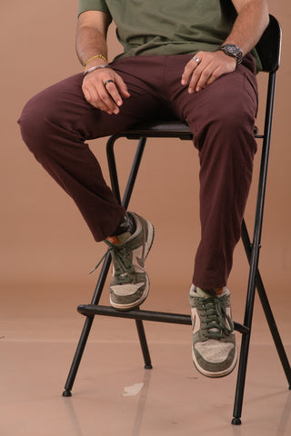 Dark Espresso brown Men’s Premium Micro-Corduroy Lifestyle Cargos – Dare & Rise