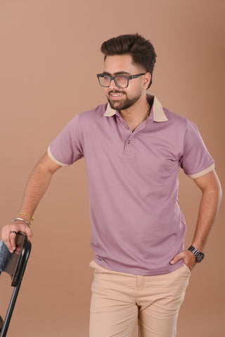 Lavender Frost Men’s Premium  Polo – Dare & Rise