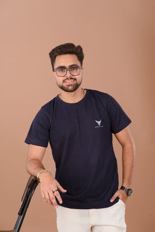 Deep Navy blue Men’s Premium 240 GSM T-Shirt – Dare & Rise