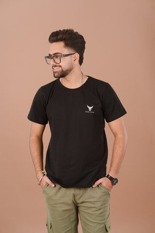 Midnight Black Men’s Premium 240 GSM T-Shirt – Dare & Rise