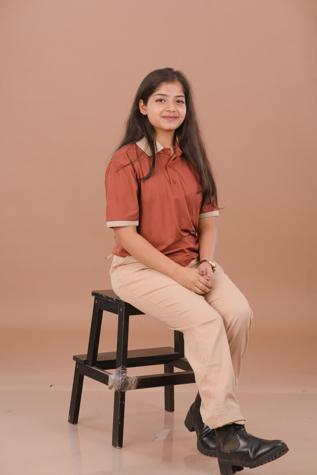 Golden Sand beige Women’s Premium Micro-Corduroy Lifestyle Trousers – Dare & Rise