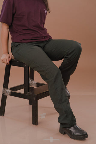 Forest Green Women’s Smart-Tech Lifestyle Trousers – Dare & Rise