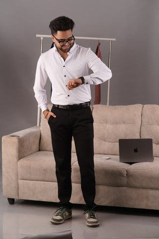 Arctic White Men’s Stitch-less Seamless Smart Tech Shirt – Dare & Rise