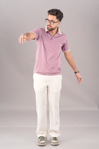 Lavender Frost Men’s Premium  Polo – Dare & Rise
