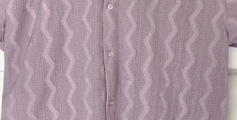 Dusty Mauve Self-Textured Premium Women’s Shirt – Wrinkle Resistant, Stretchable & Breathable