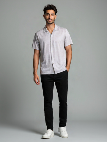 Men's Silver Grey Eco wave Shirt
