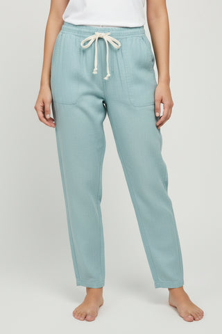 Aqua Blue Women’s Smart-Tech Lifestyle Trousers – Dare & Rise