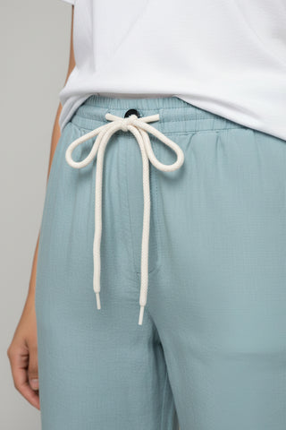 Aqua Blue Women’s Smart-Tech Lifestyle Trousers – Dare & Rise