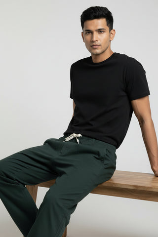 Forest Green Men’s Smart-Tech Lifestyle Trousers – Dare & Rise