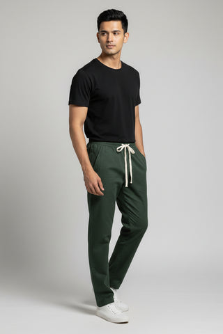 Forest Green Men’s Smart-Tech Lifestyle Trousers – Dare & Rise