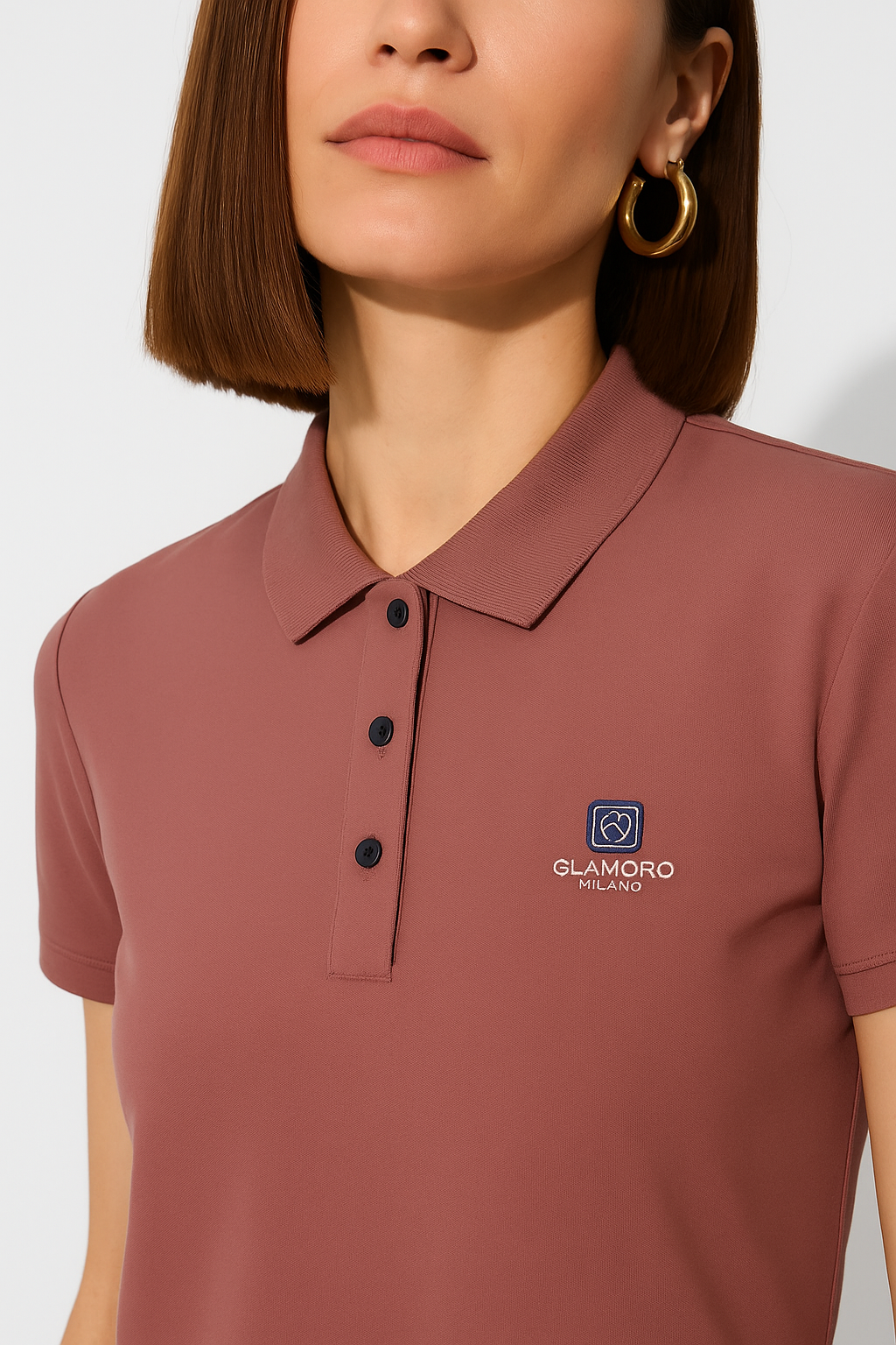 Mauve Pink  Stitchless Polo - For Women - Premium Ultra soft comfort