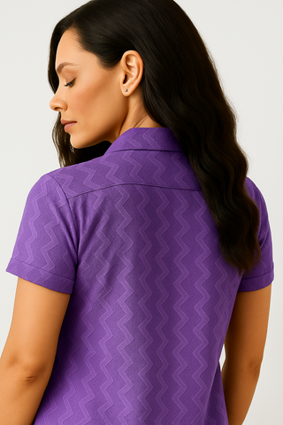 Lavender Comfort Flex Wave Shirt - For Women