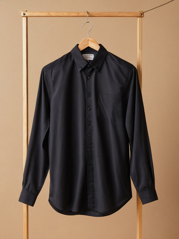Black Stitchless Shirt - For Women - Seamless perfection