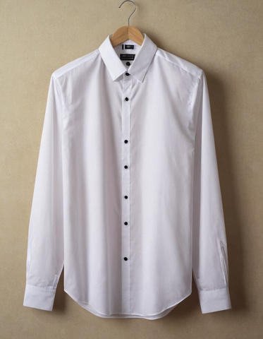 White Stitchless Shirt - For Men - Seamless perfection