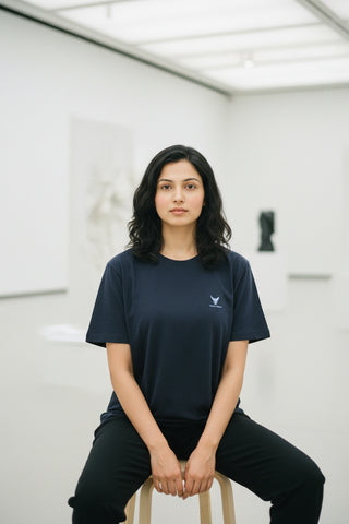 Midnight Navy blue Women’s Premium 240 GSM T-Shirt – Dare & Rise