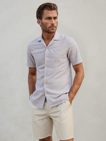 Men's Silver Grey Eco wave Shirt
