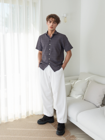 Men's Charcoal Grey Eco wave Shirt