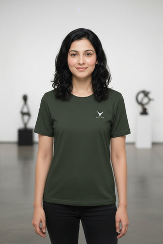 Forest Green Women’s Premium 240 GSM Oversized T-Shirt – Dare & Rise