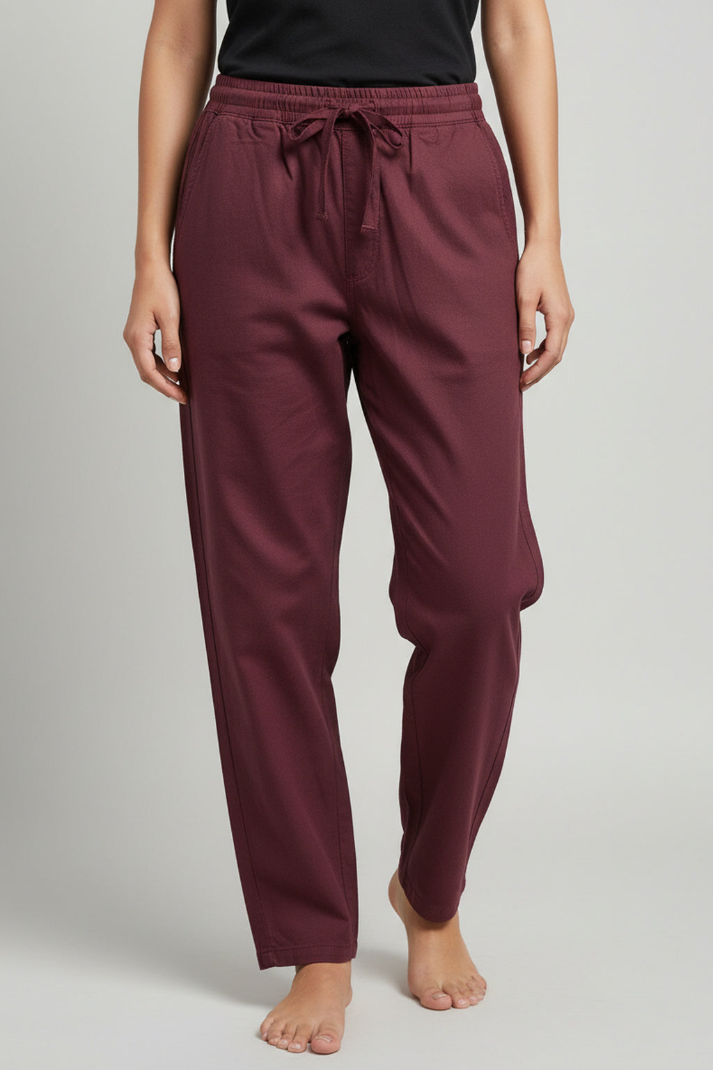 Wine Maroon Women’s Premium Micro-Corduroy Lifestyle Cargos – Dare & Rise